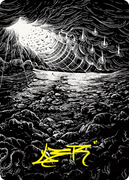 Plains 2 Art Card (Gold-Stamped Signature) [Innistrad: Crimson Vow Art Series] | Card Citadel