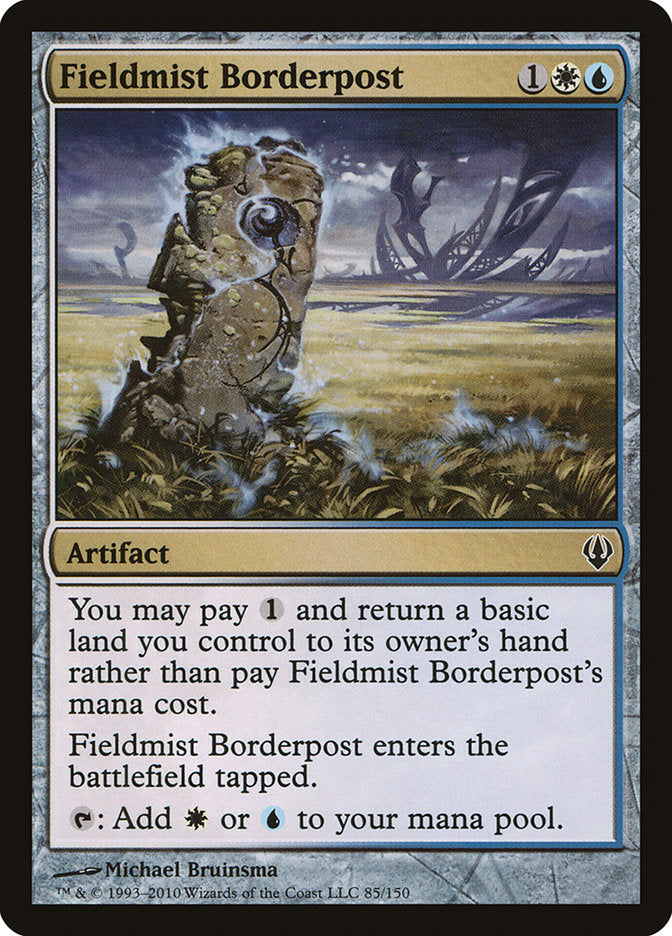 Fieldmist Borderpost [Archenemy] | Card Citadel
