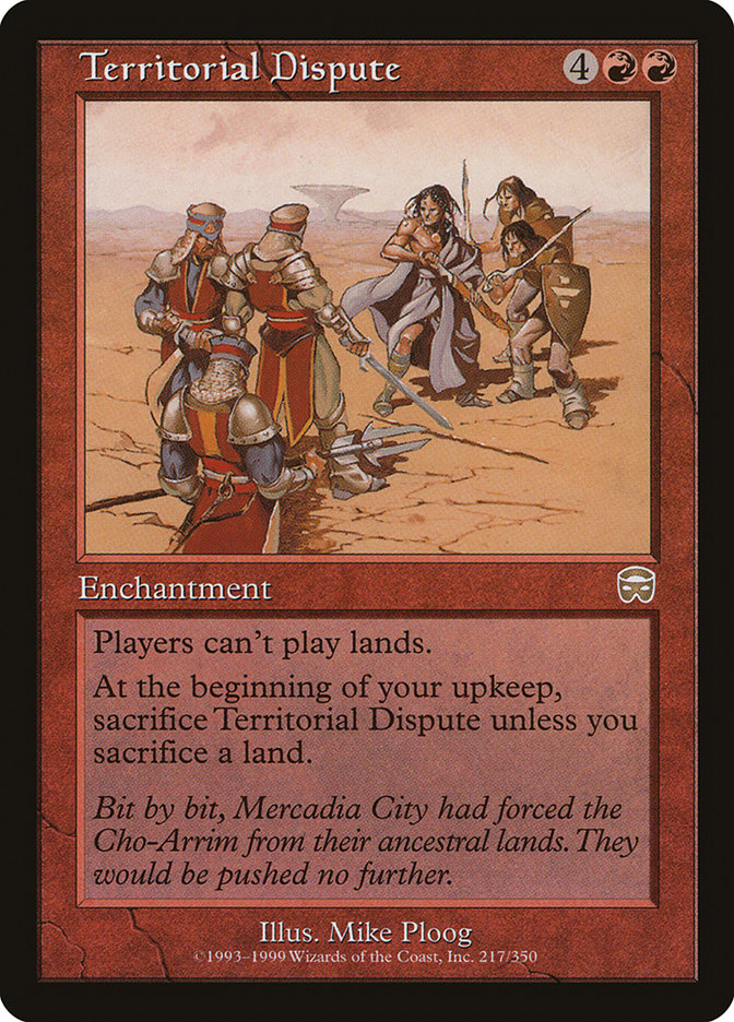 Territorial Dispute [Mercadian Masques] | Card Citadel