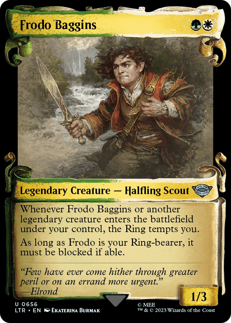 Frodo Baggins [The Lord of the Rings: Tales of Middle-Earth Showcase Scrolls] | Card Citadel