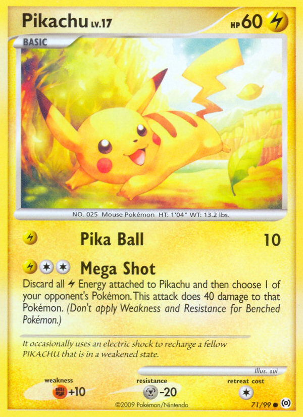 Pikachu (71/99) [Platinum: Arceus] | Card Citadel