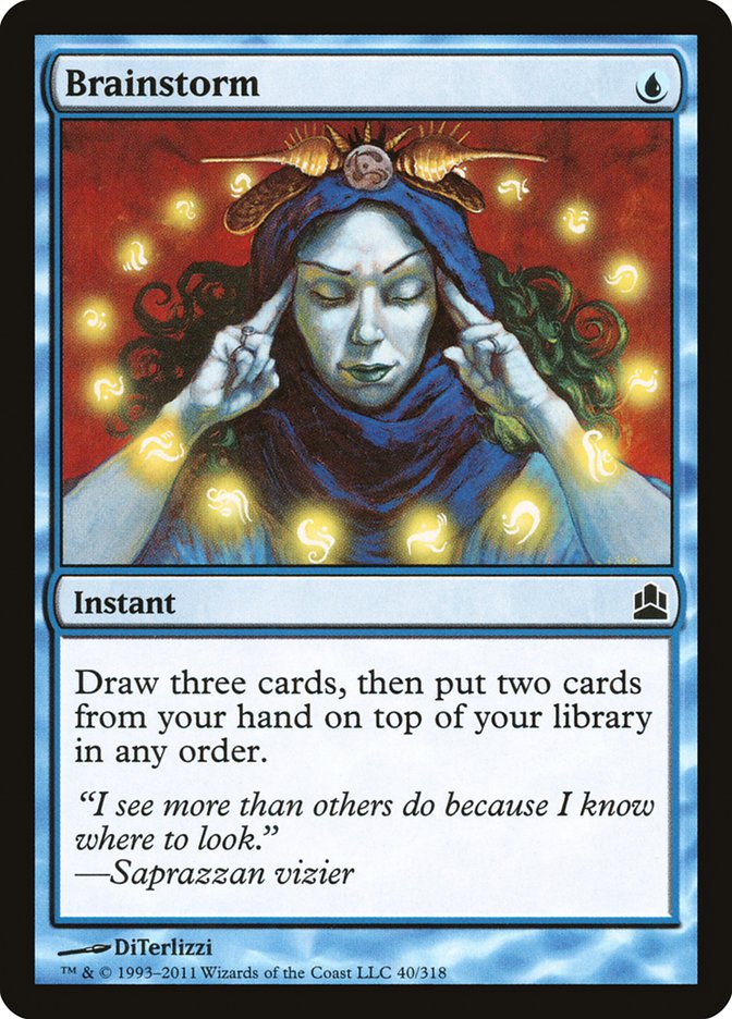 Brainstorm [Commander 2011] | Card Citadel