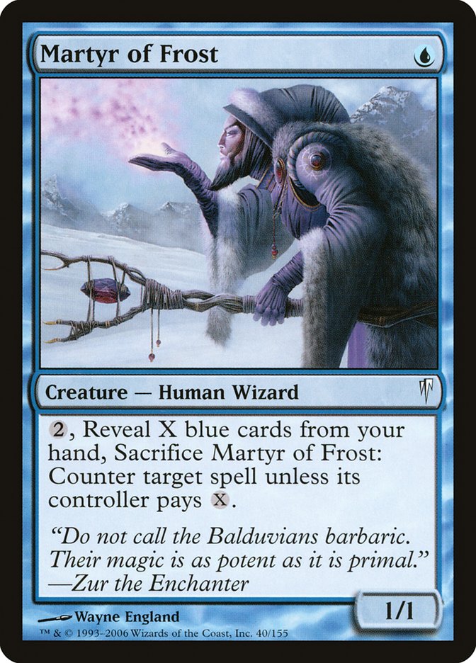 Martyr of Frost [Coldsnap] | Card Citadel