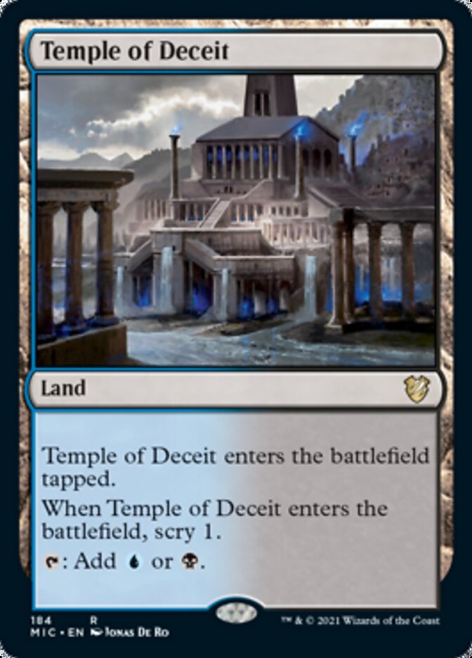 Temple of Deceit [Innistrad: Midnight Hunt Commander] | Card Citadel