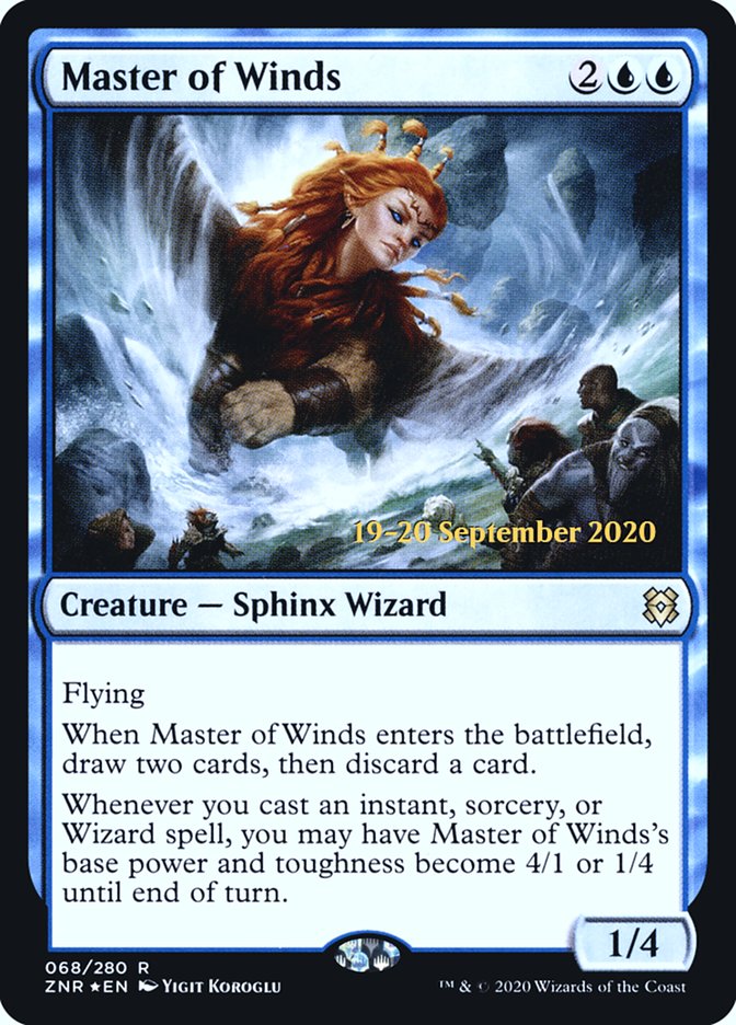 Master of Winds  [Zendikar Rising Prerelease Promos] | Card Citadel