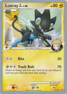 Luxray GL LV.48 (9/111) (Crowned Tiger - Tsubasa Nakamura) [World Championships 2009] | Card Citadel