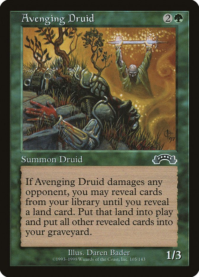 Avenging Druid [Exodus] | Card Citadel
