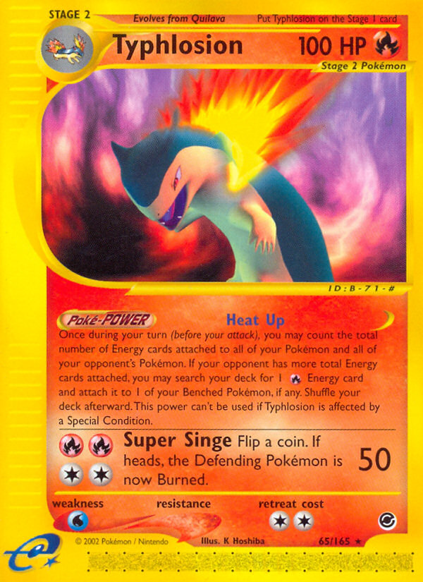 Typhlosion (65/165) [Expedition: Base Set] | Card Citadel