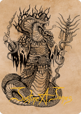 Sivriss, Nightmare Speaker Art Card (51) (Gold-Stamped Signature) [Commander Legends: Battle for Baldur's Gate Art Series] | Card Citadel