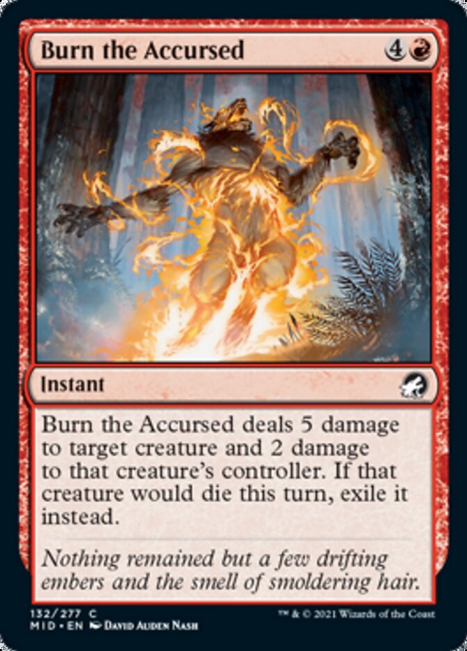 Burn the Accursed [Innistrad: Midnight Hunt] | Card Citadel