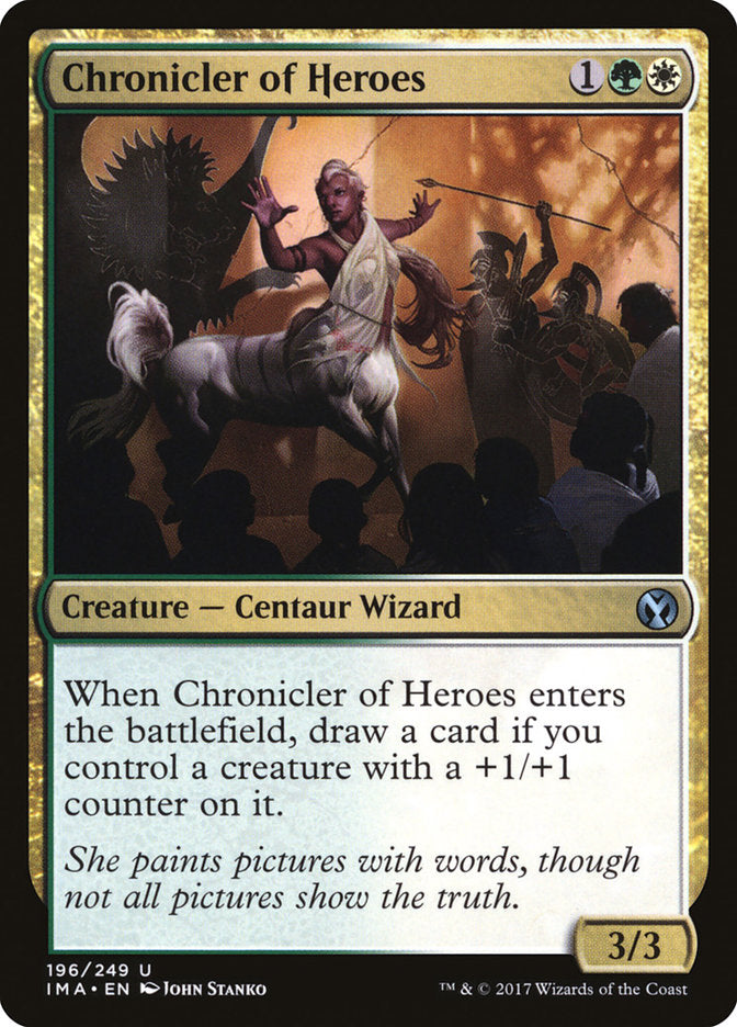 Chronicler of Heroes [Iconic Masters] | Card Citadel