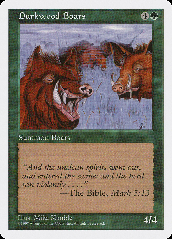 Durkwood Boars [Fifth Edition] | Card Citadel