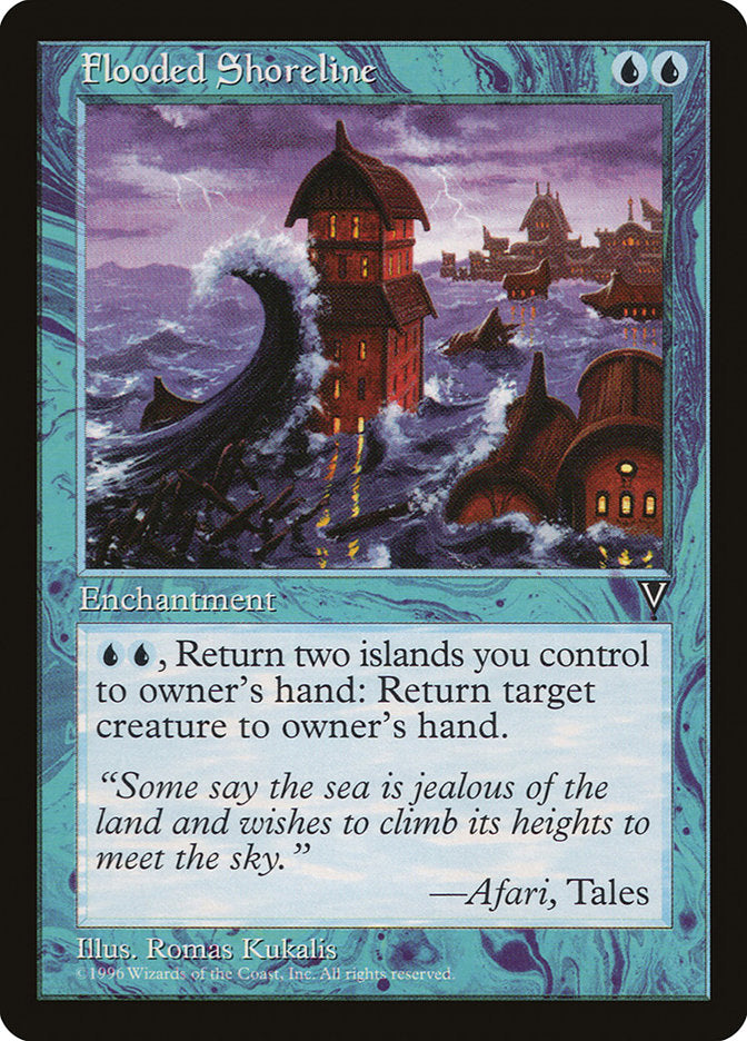 Flooded Shoreline [Visions] | Card Citadel