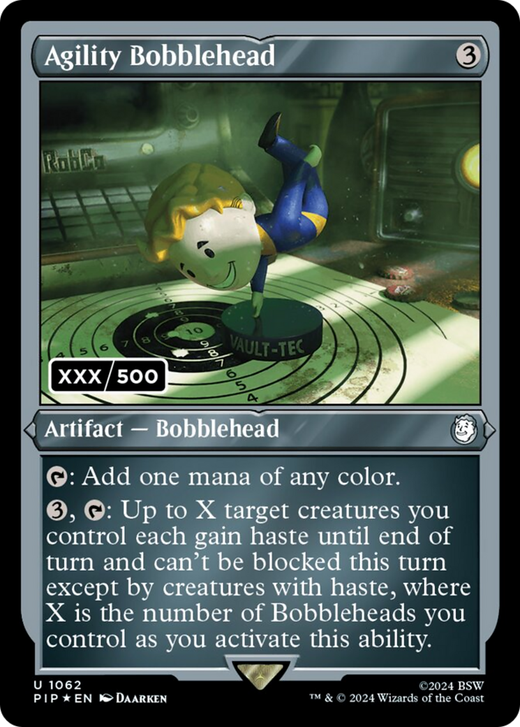 Agility Bobblehead (Serial Numbered) [Fallout] | Card Citadel