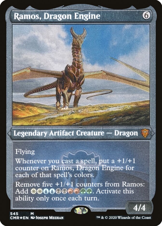 Ramos, Dragon Engine (Foil Etched) [Commander Legends] | Card Citadel