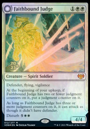 Faithbound Judge // Sinner's Judgment [Innistrad: Crimson Vow Prerelease Promos] | Card Citadel