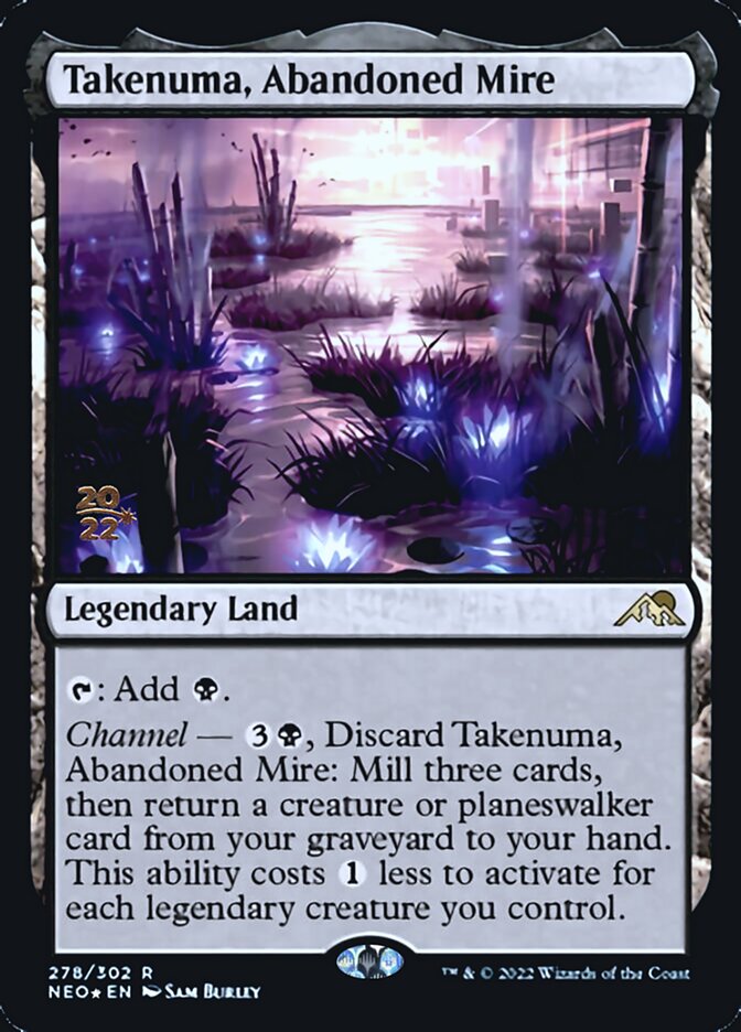 Takenuma, Abandoned Mire [Kamigawa: Neon Dynasty Prerelease Promos] | Card Citadel