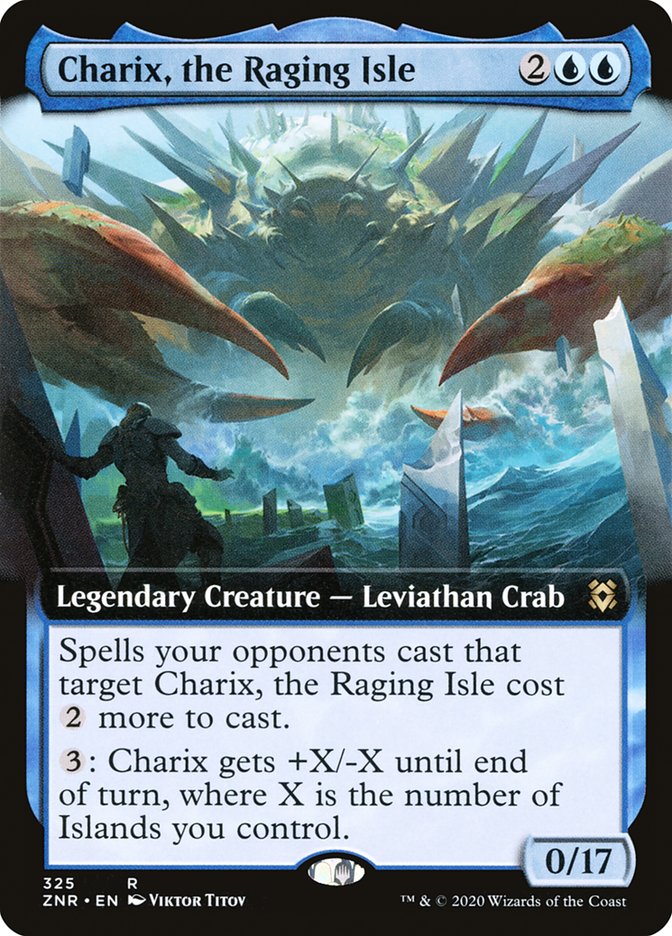 Charix, the Raging Isle (Extended Art) [Zendikar Rising] | Card Citadel