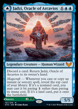 Jadzi, Oracle of Arcavios // Journey to the Oracle [Strixhaven: School of Mages] | Card Citadel