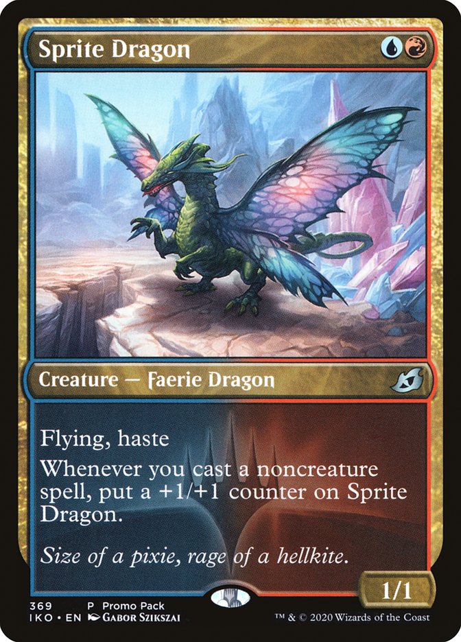 Sprite Dragon (Promo Pack) [Ikoria: Lair of Behemoths Promos] | Card Citadel