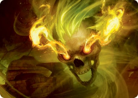 Flameskull Art Card [Dungeons & Dragons: Adventures in the Forgotten Realms Art Series] | Card Citadel