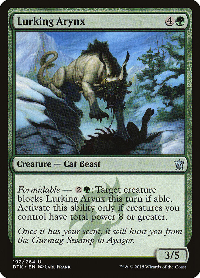 Lurking Arynx [Dragons of Tarkir] | Card Citadel