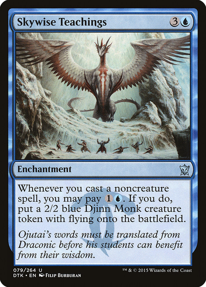 Skywise Teachings [Dragons of Tarkir] | Card Citadel