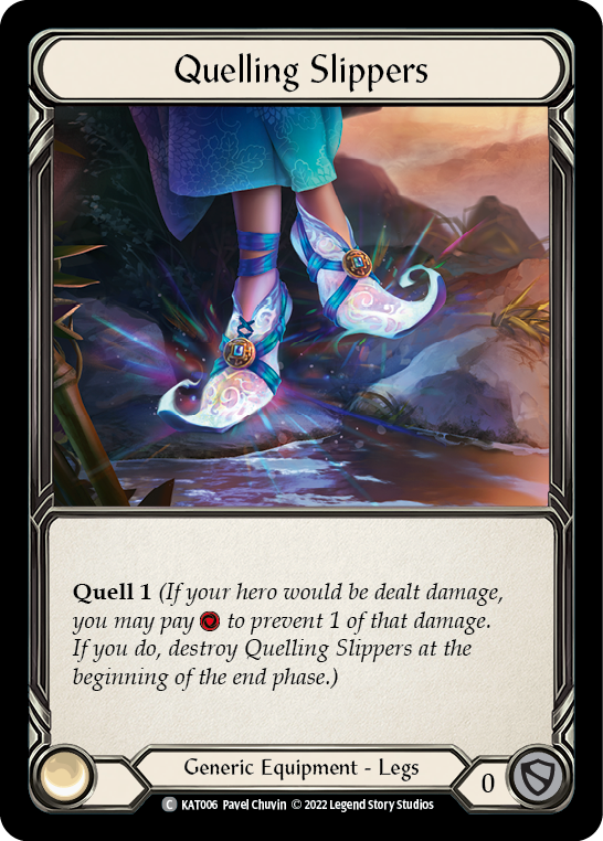 Quelling Slippers [KAT006] (Outsiders Katsu Blitz Deck) | Card Citadel