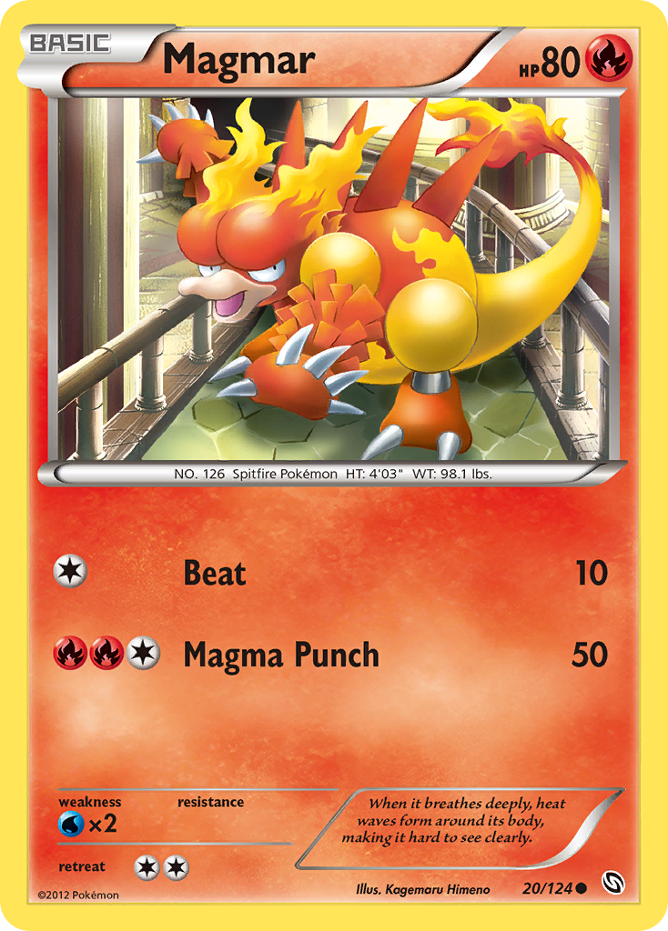 Magmar (20/124) [Black & White: Dragons Exalted] | Card Citadel