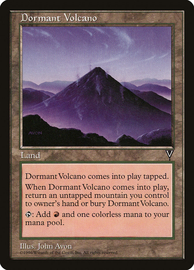 Dormant Volcano [Visions] | Card Citadel