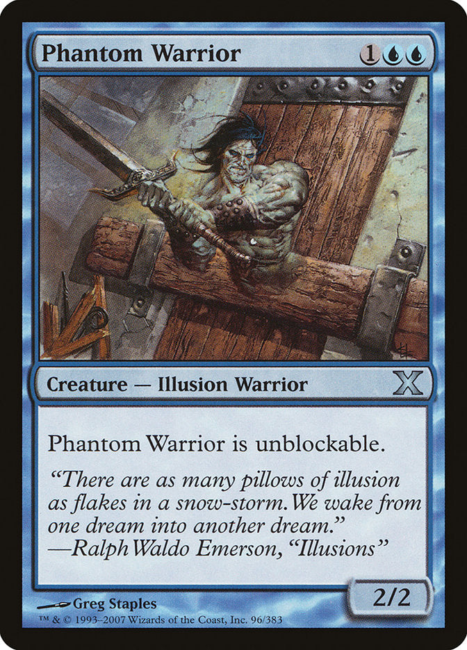 Phantom Warrior [Tenth Edition] | Card Citadel