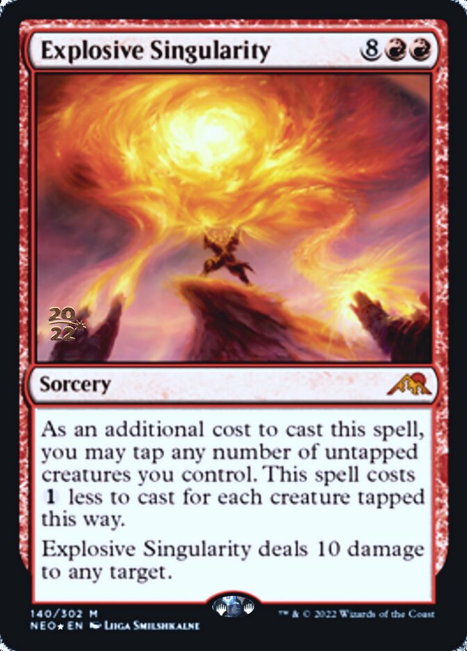 Explosive Singularity [Kamigawa: Neon Dynasty Prerelease Promos] | Card Citadel