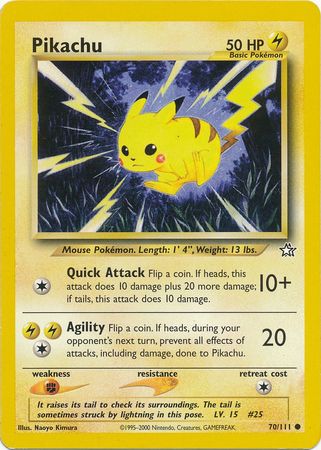 Pikachu (70/111) [Neo Genesis Unlimited] | Card Citadel