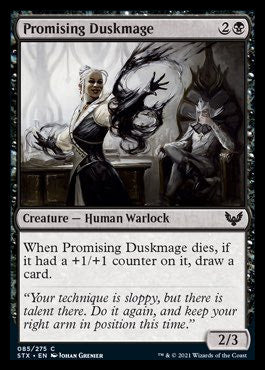 Promising Duskmage [Strixhaven: School of Mages] | Card Citadel