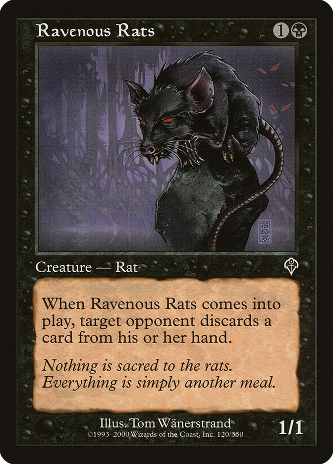 Ravenous Rats [Invasion] | Card Citadel