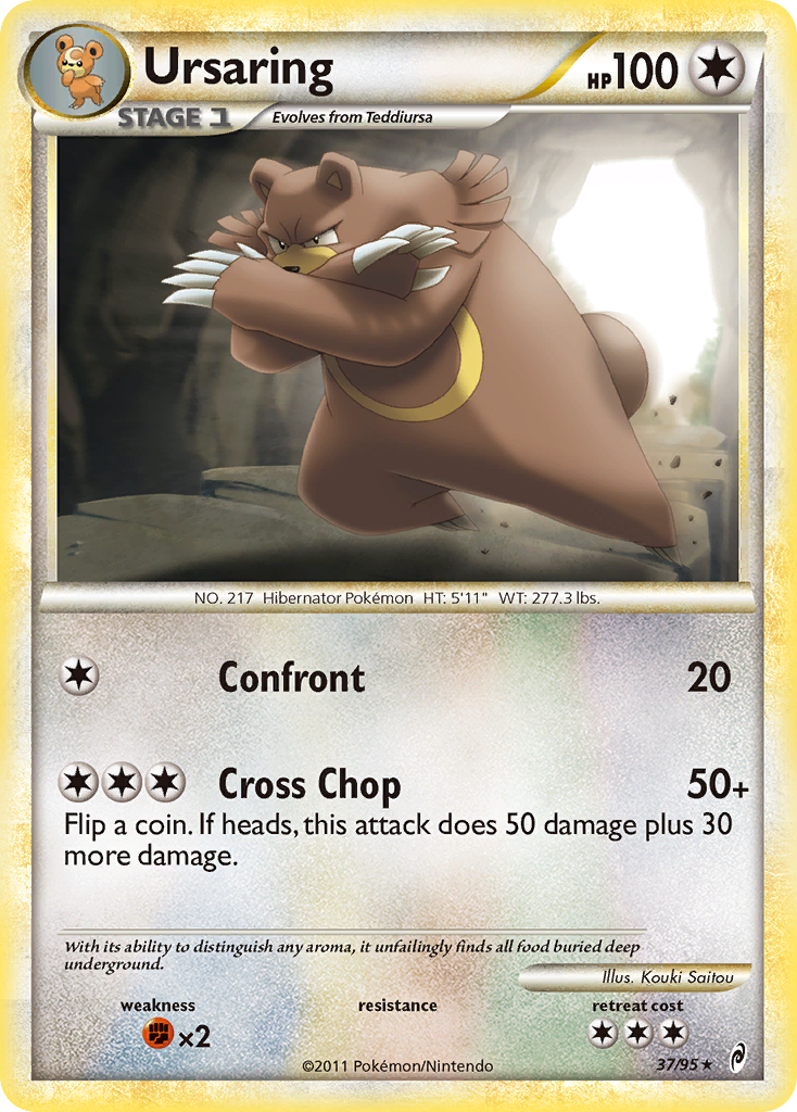 Ursaring (37/95) [HeartGold & SoulSilver: Call of Legends] | Card Citadel
