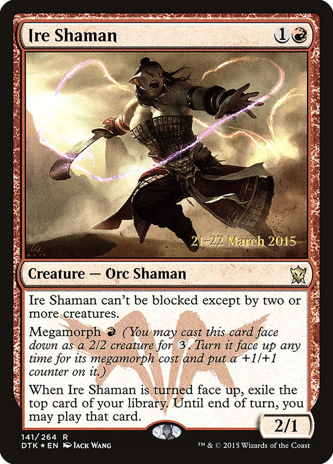 Ire Shaman [Dragons of Tarkir Promos] | Card Citadel