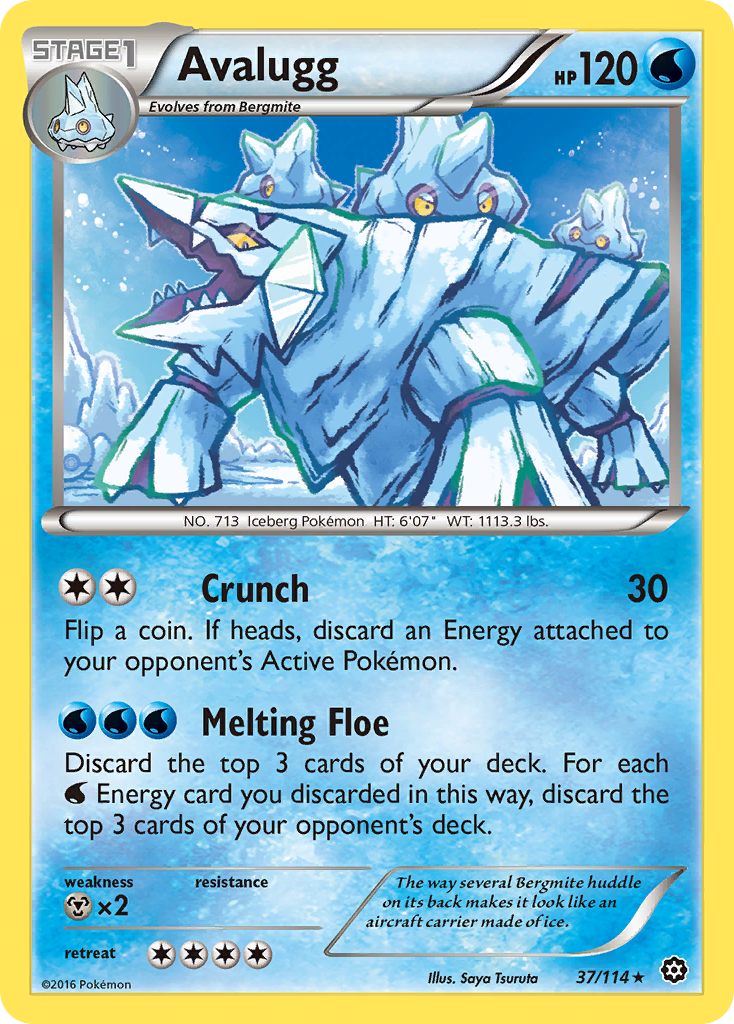 Avalugg (37/114) [XY: Steam Siege] | Card Citadel