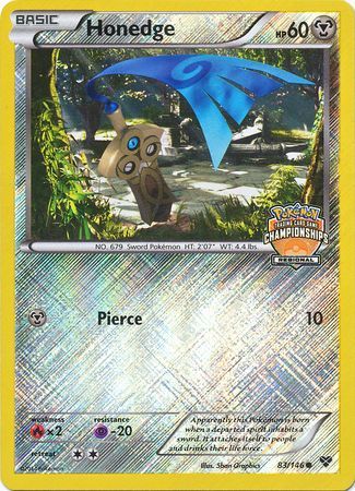 Honedge (83/146) (Regional Championship Promo) [XY: Base Set] | Card Citadel