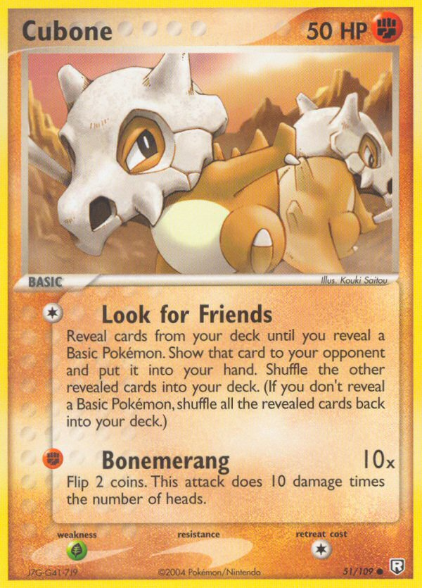 Cubone (51/109) [EX: Team Rocket Returns] | Card Citadel