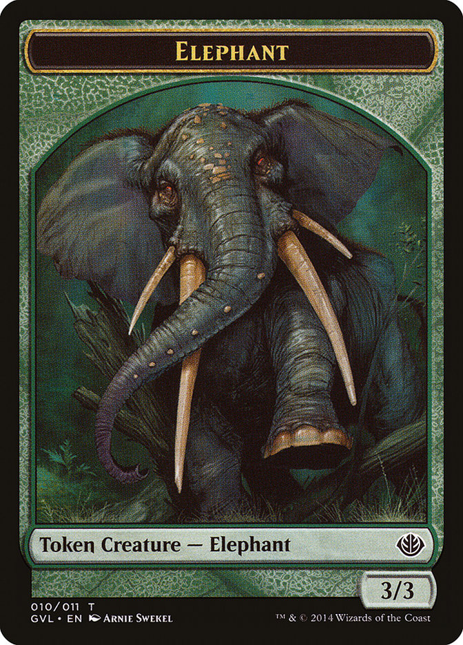 Elephant Token (Garruk vs. Liliana) [Duel Decks Anthology Tokens] | Card Citadel
