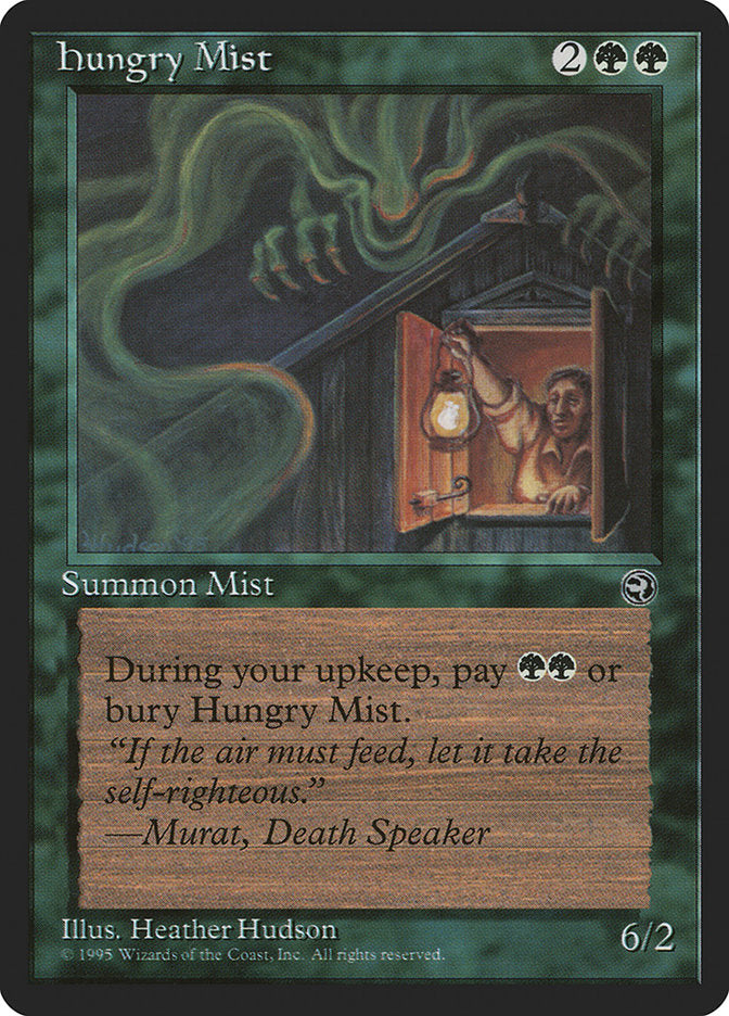 Hungry Mist (Murat Flavor Text) [Homelands] | Card Citadel