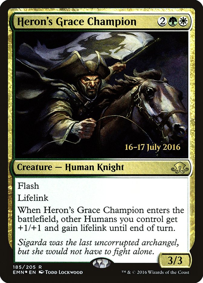Heron's Grace Champion [Eldritch Moon Promos] | Card Citadel
