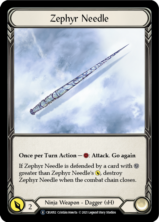 Zephyr Needle [CRU052] Unlimited Normal | Card Citadel