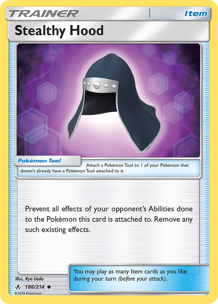 Stealthy Hood (186/214) [Sun & Moon: Unbroken Bonds] | Card Citadel