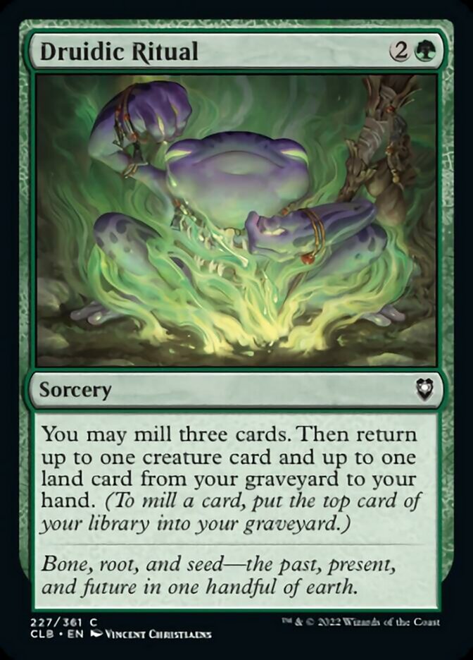 Druidic Ritual [Commander Legends: Battle for Baldur's Gate] | Card Citadel