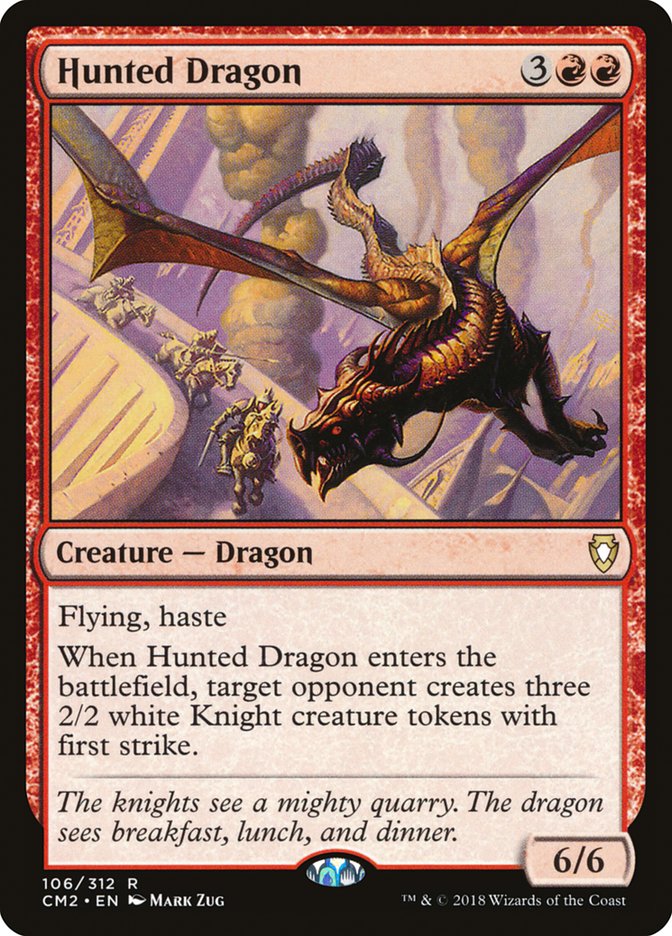 Hunted Dragon [Commander Anthology Volume II] | Card Citadel