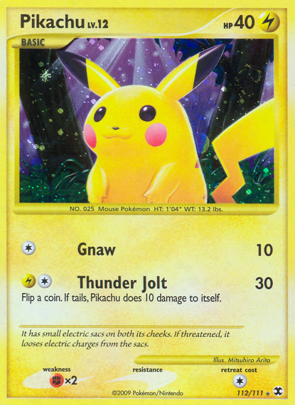 Pikachu (112/111) [Platinum: Rising Rivals] | Card Citadel