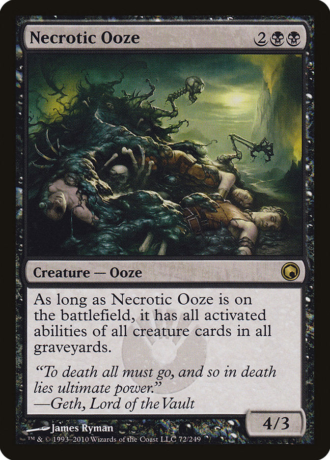 Necrotic Ooze [Scars of Mirrodin] | Card Citadel