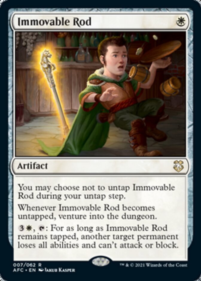 Immovable Rod [Dungeons & Dragons: Adventures in the Forgotten Realms Commander] | Card Citadel